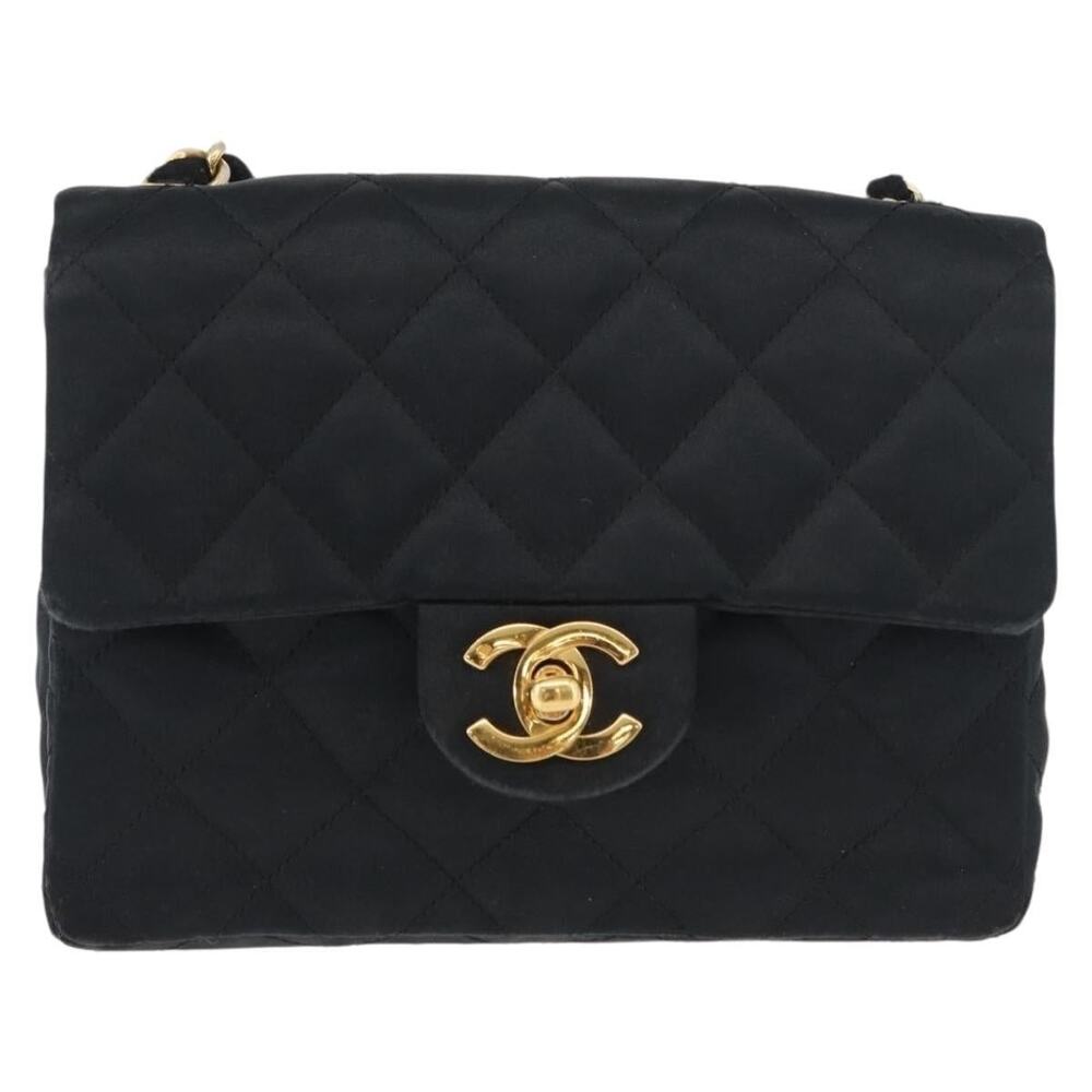 Chanel Mini Matelasse 17 Chain Shoulder Bag Black